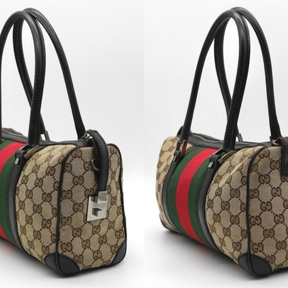 🍓GUCCI Sherryline Canvas Handbag - Picture 3 of 13